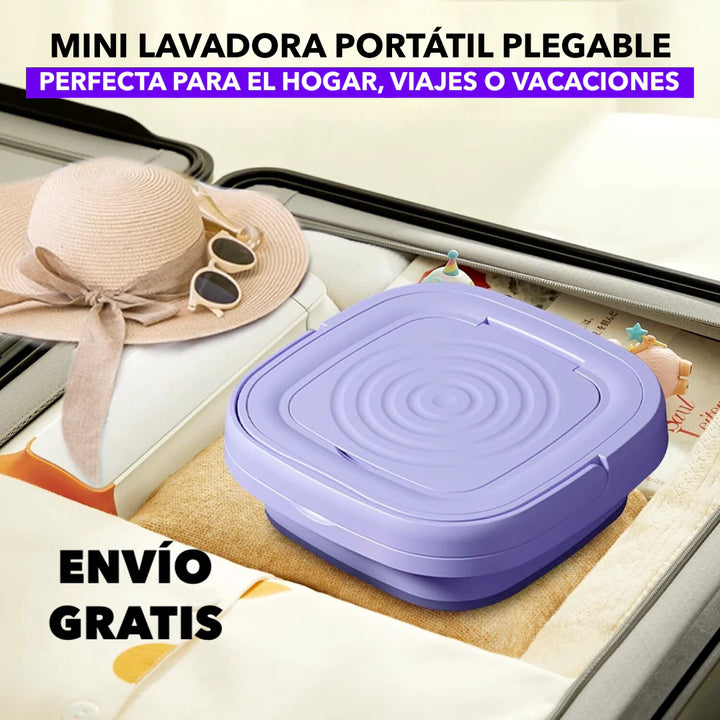 LAVADORA PRO ®️|Pack Mini Lavadora y Secadora + 12 Pastillas Limpiadoras 8L