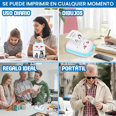 PRINTPRO®| Mini Impresota Portátil