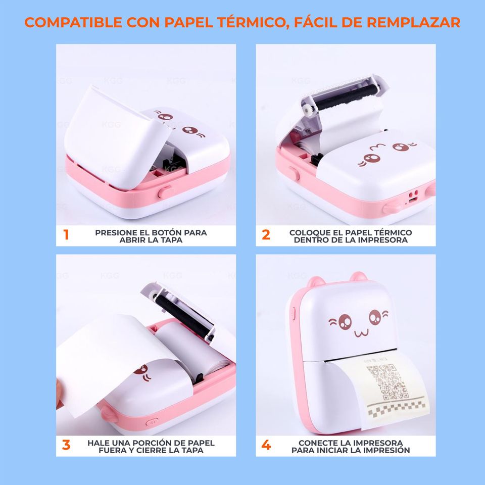 PRINTPRO®| Mini Impresota Portátil