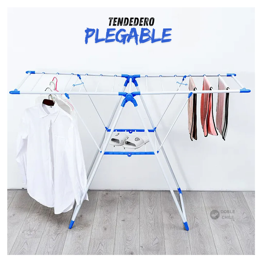 TENDEDERO PRO ®️|Tendedero Ropa Perchero 2 Niveles